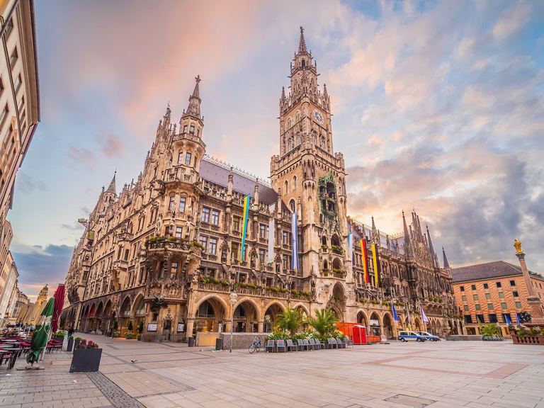 Neues Rathaus am Marienplatz in München
