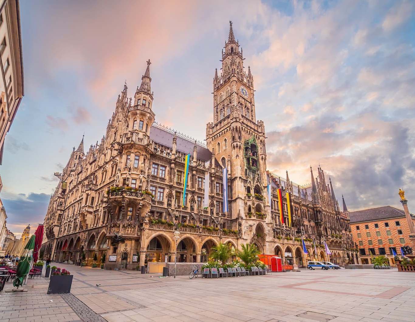 Neues Rathaus am Marienplatz in München