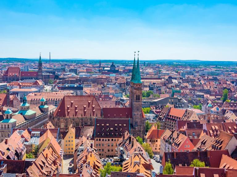 Blick über die Altstadt von Nürnberg